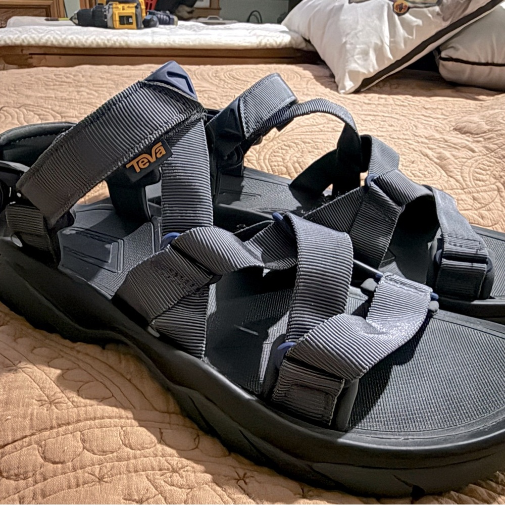 Teva Terra Fi 5 Dark Gray Strappy Sandals